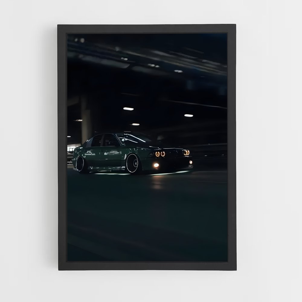 Poster Tunnel Vert – affiche BMW (vue 2)